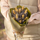 Букетик из сухоцветов «Синичка»