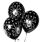 Воздушные шары «Черные пауки»