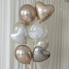 Набор: большой шар и связка «Antique» с фотографиями