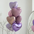 Связка сердец «Аметист»