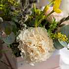 Пасхальная композиция в коробочке с гнёздышком