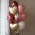 Связка воздушных шаров «Marsala»