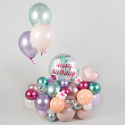 Маленькая фигура «Happy Birthday!» (flowers)
