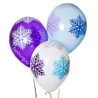 Воздушные шары «Волшебные снежинки»