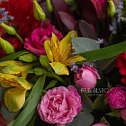 Корзинка цветов «Цветочный коктейль»