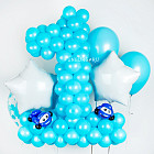 Фигура из шаров «Цифра для мальчика»