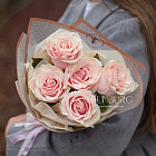 Букет из роз Pink Mondial «Нежное кружево»