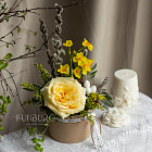 Пасхальная мини-композиция с гнёздышком