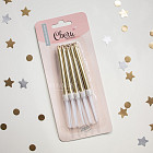 Свечи для торта «Золото», 10 шт.