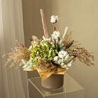 Композиция из сухоцветов «Фисташка»