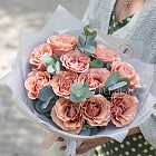 Букет роз «Мокко»