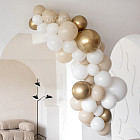 Разнокалиберная гирлянда из шаров «Золотое сияние», 1 м