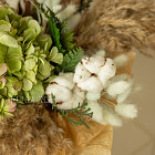 Композиция из сухоцветов «Фисташка»