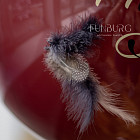 Большой стеклянный шар «Черешня» 24″