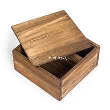 Деревянный ящик 22×22×10,5 см