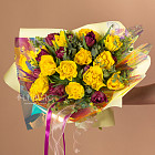 Букет тюльпанов «Фруктовый лед»