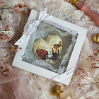 Сердце из бельгийского шоколада (белый шоколад)