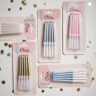 Свечи для торта «Голубой перламутр», 10 шт.