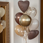 Связка воздушных шаров «Грильяж»