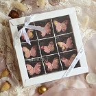 Шоколад ручной работы «Бабочки» M (клубничный шоколад)