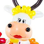 Фигура из шаров «Корова на лугу»