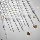 Свечи для торта «Белый перламутр», 10 шт.