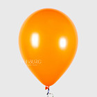 Шарик без рисунка «Оранжевый» (металл)