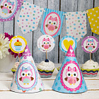 Набор тематических топперов «Совушки»	