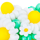 Цветы из шаров «Лейка с букетом»