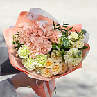 Букет «Персиковый сад»