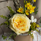 Пасхальная мини-композиция с гнёздышком