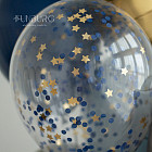 Связка воздушных шаров «Steel Blue»