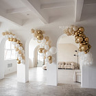 Разнокалиберная гирлянда из шаров «Золотое сияние», 1 м