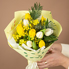 Букет тюльпанов «Яркость весны»