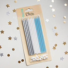 Свечи для торта «Небесный микс», 12 шт.